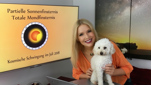 Kosmische Schwingung im Juli 2018 mit Sonnenfinsternis und Mondfinsternis