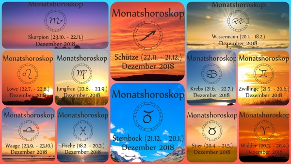 Verheißungsvoller Dezember: Horoskop für alle 12 Sternzeichen